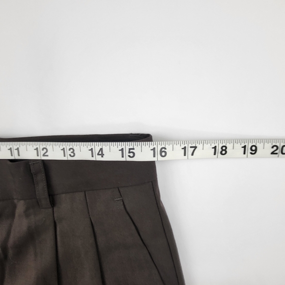 BERTUCCI TAILORED DRESS Pants for Men SIZE 32x32 Brown Satin lined NWT - Picture 3 of 7